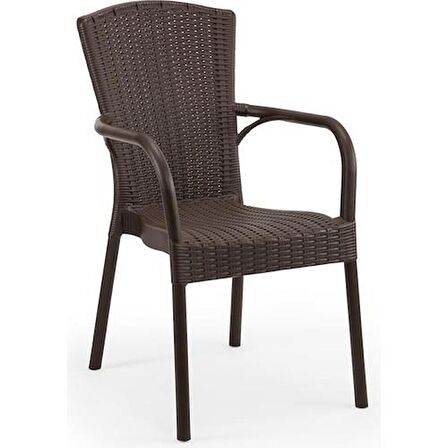 Mandella Doğa Rattan Koltuk Kahverengi