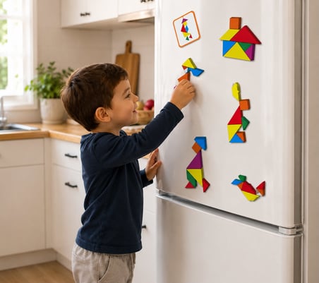 Manyetik Tangram Zeka Oyunu