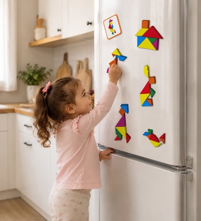 Manyetik Tangram Zeka Oyunu