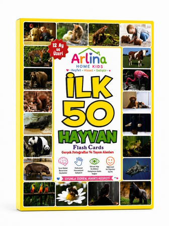 İlk 50 Hayvan Seti Flash Cards