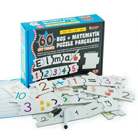 Diy-Toy Yaz-Sil Boş Matematik Puzzle 1383