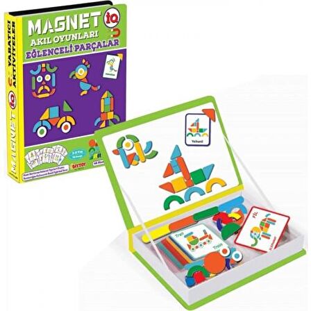 Magnetik Eğlenceli Parçalar - Manyetik Akıl Oyunları Lisanslı Ürün