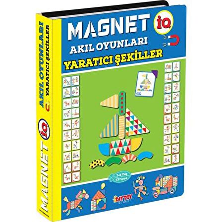 Manyetik Yaratıcı Şekiller Magnet Akıl Oyunları Diytoy