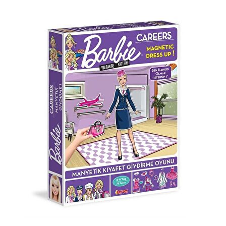 Barbie Careers (Kariyer) Manyetik Kıyafet Giydirme Oyunu 75 Parça