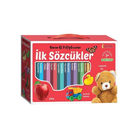 İlk Kütüphanem-İlk Sözcükler 8'li Mini Kitap Seti Lisanslı Ürün