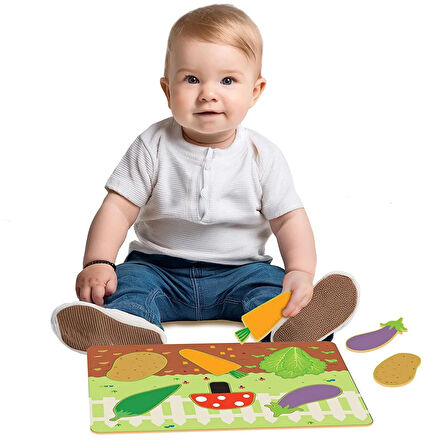 Fisher-Price Fisher Price Tak Çıkar Puzzle Meyve Sebze