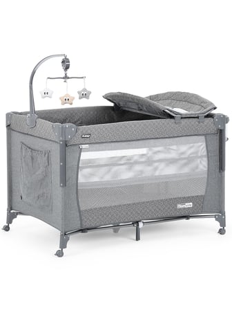 Kanz Momside Anne Yanı Oyun Parkı 70*110 Cm - Gri