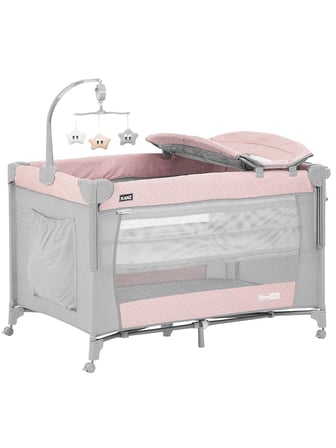 Kanz Momside Anne Yanı Oyun Parkı 70*110 Cm - Pembe