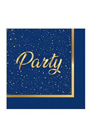 PARTY LACİVERT PEÇETE 20'Lİ