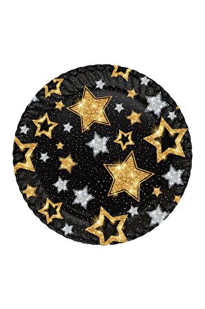 YILDIZLAR SİYAH TABAK 8'Lİ