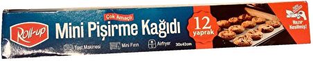 Roll-up Mini 30x42 Pişirme Kağıdı 12 yaprak (Kesik)