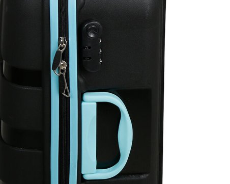 Ivs Siyah Turkuaz Valiz Büyük Boy Büyük Boy Seyahat Çantası PP1010-014-L