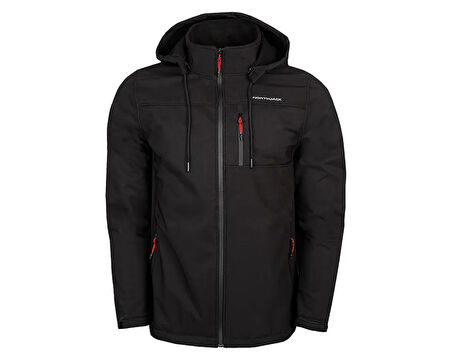 Northjack Alaska Softshell Mont Erkek Günlük Mont NJ1001-001 Siyah