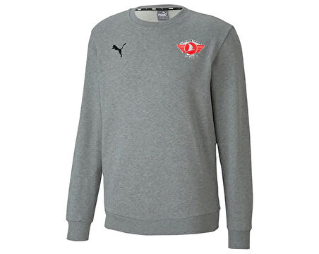 Puma Turk Hava Yolları Polo Tısort Türk Hava Yolları Erkek Futbol Sweatshirts THY-65693333 Gri