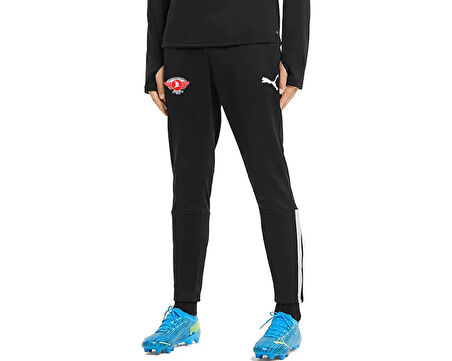 Puma Turk Hava Yolları Pantolon Türk Hava Yolları Erkek Futbol Antrenman Eşofman Altı THY-65724203 Siyah