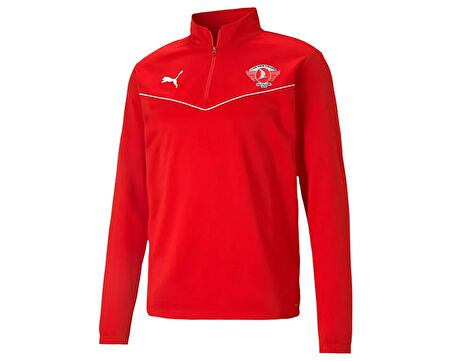 Puma Turk Hava Yolları Sweat Hz Türk Hava Yolları Erkek Futbol Antrenman Uzun Kollu Tişört THY-65739401 Kırmızı