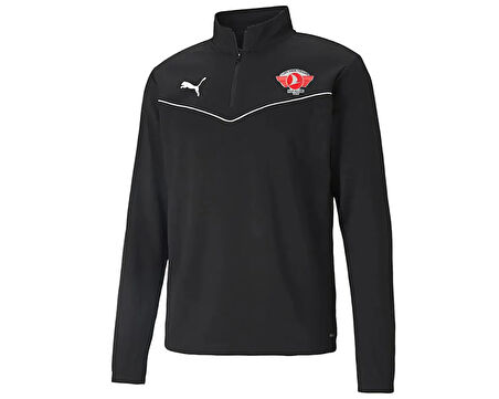 Puma Turk Hava Yolları Sweat Hz Türk Hava Yolları Erkek Futbol Antrenman Uzun Kollu Tişört THY-65739403 Siyah