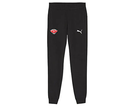 Puma Turk Hava Yolları Pantolon Türk Hava Yolları Erkek Futbol Antrenman Eşofman Altı THY-65859803 Siyah