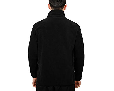 Northjack Himalaya Siyah Polar Ceket Erkek Günlük Polar Ceket NJ2001-001 Siyah