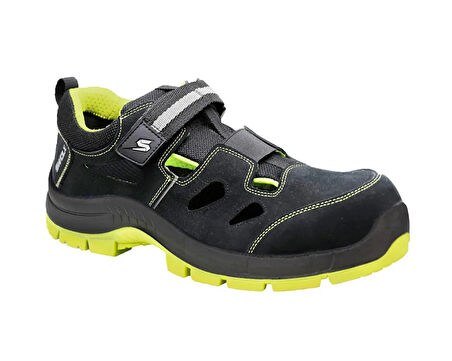 Swolx Microfiber-S1 Unisex İş Güvenliği Ayakkabısı STAR-X-110 Siyah