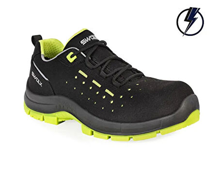 Swolx Elektirikçi Suet Microfiber-S1P Unisex İş Güvenliği Ayakkabısı E-COMBO-X-110 Renkli