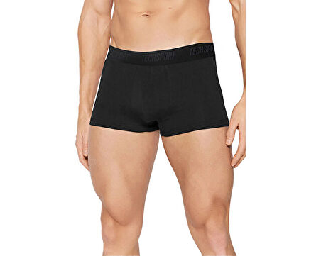 Techsport Boxer Short 3 Pack Erkek Boxer (3'lü) BX3002 Siyah