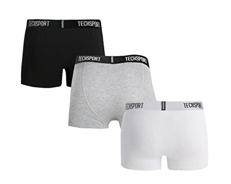 Techsport Boxer Short 3 Pack Erkek Boxer (3'lü) BX3102 Renkli