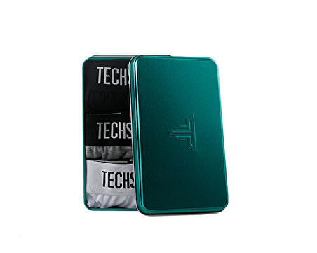 Techsport Boxer Short 3 Pack Erkek Boxer (3'lü) BX3102 Renkli