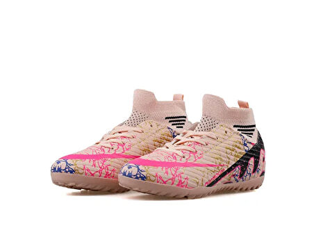 Laliga Çocuk Halı Saha Ayakkabısı FHS-SOMON-SIYAH Turuncu