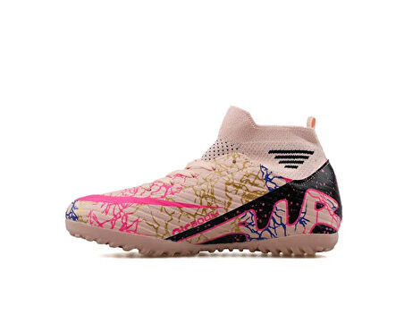 Laliga Çocuk Halı Saha Ayakkabısı FHS-SOMON-SIYAH Turuncu