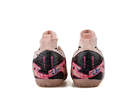 Laliga Çocuk Halı Saha Ayakkabısı FHS-SOMON-SIYAH Turuncu