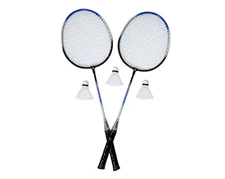 Delta Badminton 2 Raket+ 9 Top Set Badminton Malzemeleri RSB-606 Renkli