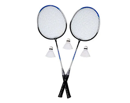 Delta Badminton 2 Raket 9 Top Set Badminton Malzemeleri RSB-602 Renkli