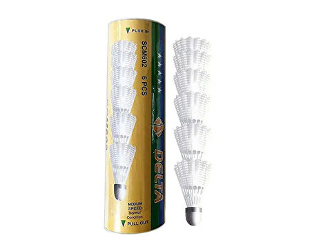 Delta Badminton 2 Raket 9 Top Set Badminton Malzemeleri RSB-602 Renkli