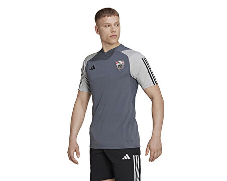 adidas Somaspor Tiro23 C Jsy Somaspor Erkek Futbol Forması SOM-HP1906 Gri