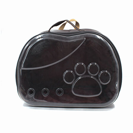 Lepus Kedi Köpek Space Bag Deri Taşıma Çantası Kahverengi 30X42X26 Cm