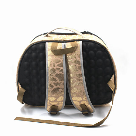 Lepus Kedi Köpek Space Bag Gold Taşıma Çantası 30X42X26 Cm