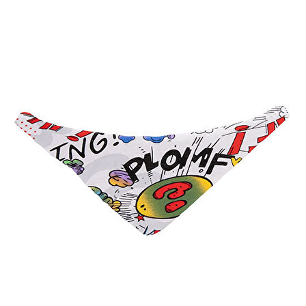 Lepus Desenli Fular Köpek Boyun Tasması Small No:1 