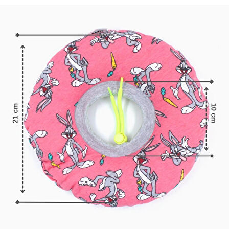 Lepus Kedi Köpek Yakalık Pembe Medium No:6