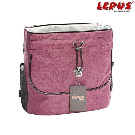 Lepus Kedi Köpek Taşıma Çantası Ana Kucağı Mor