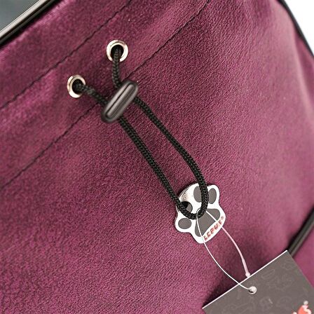 Lepus Kedi Köpek Taşıma Çantası Ana Kucağı Mor