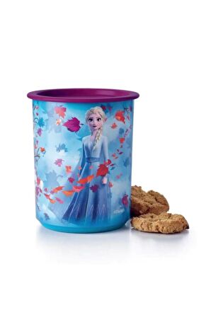 Tupperware Elsa Anna Karlar Ülkesi Frozen Temalı Tek Parmak Saklama Kabı 1,25 lt