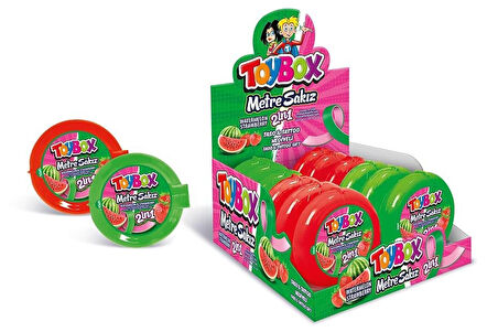 TOYBOX METRESAKIZ 2İN1 KARPUZ-ÇİLEK (35G X 12 )