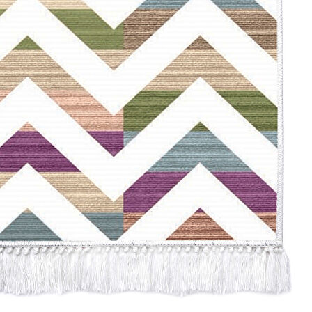 Dekoreko İpek Halı Dijital Saçaklı 2041 Desen 1