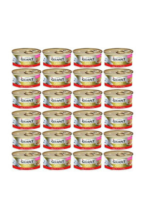 Gourmet Gold Sığır Etli Ve Tavuklu Konserve Yetişkin Kedi Maması 24 X 85 G