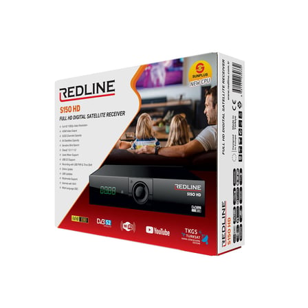 Redline S150 HD SCART Uydu Alıcısı – Kompakt Tasarım, Televizyon Uydu Alıcısı