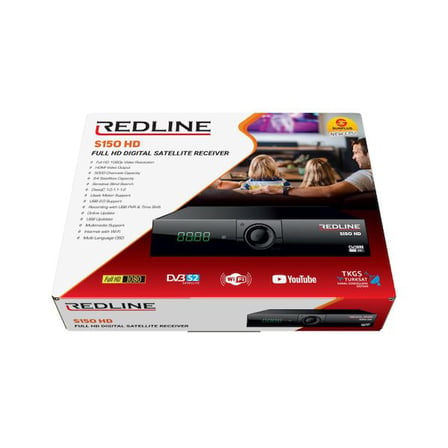 Redline S150 HD SCART Uydu Alıcısı – Kompakt Tasarım, Televizyon Uydu Alıcısı