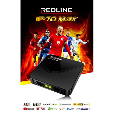 Redline IP-70 Max 16 GB 4K Android TV Box