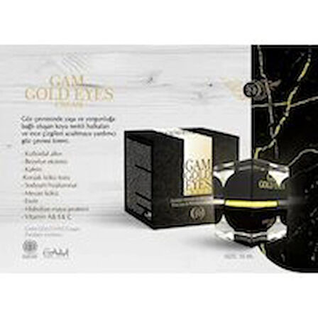 Gam Gold Eyes 24K Göz Çevresi Bakım Kremi 30 ml