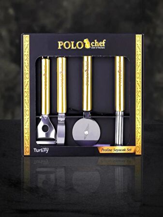 POLOCHEF PROLİNE PASLANMAZ ÇELİK SOYACAK SET